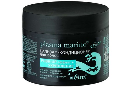 Отзыв на Бальзам-кондиционер Белита-Витэкс Plasma marino Push-up эффект+Укрепление для всех типов волос